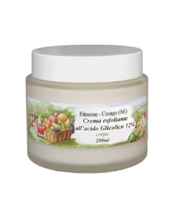 CREMA CORPO all'acido GLICOLICO 12%-200ml