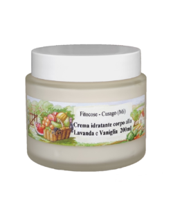 CREMA idratante corpo alla LAVANDA e VANIGLIA