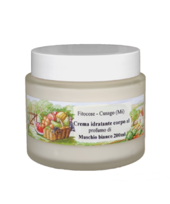 CREMA idratante per il corpo al profumo di MUSCHIO BIANCO