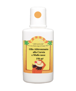 Olio abbronzante alla Carota e Mallo Noce